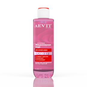 LBD AEVIT Мицеллярная вода розовая ROSESENSE для тусклой и сухой кожи, 200 мл